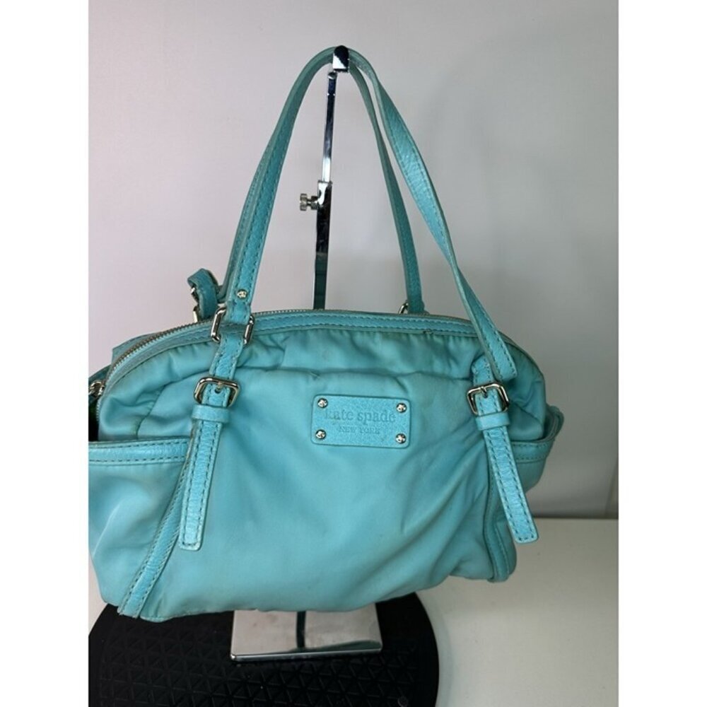 Kate Spade NY Quilted Puffer Medium Satchel Blue